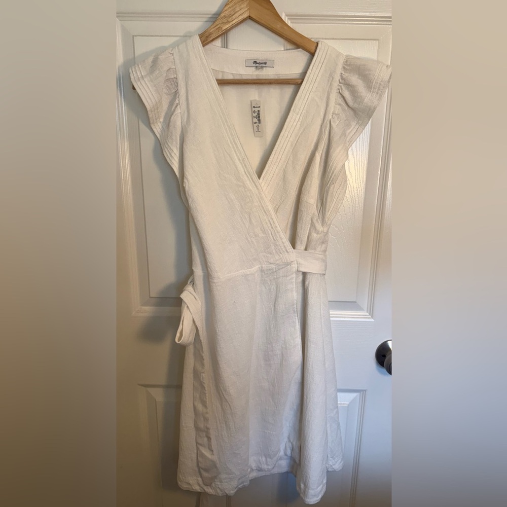 Madewell Classic White Dress